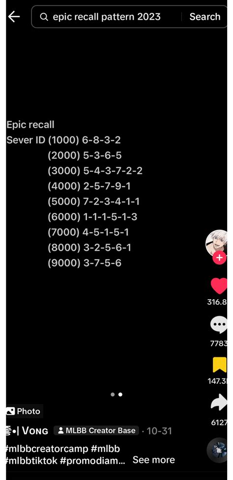 MLBB Recall pattern : r/MobileLegendsGame .
